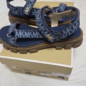 Michael Kors Blue Sandals